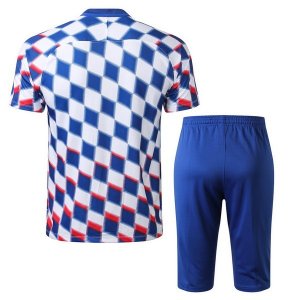 Maillot Entrainement Chelsea Ensemble Complet 2018 2019 Bleu Blanc