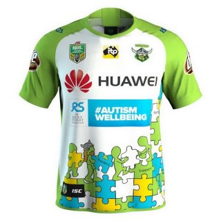 Maillot Canberra Raiders 2018 Blanc Vert Maillot Canberra Raiders 2018 Blanc Vert