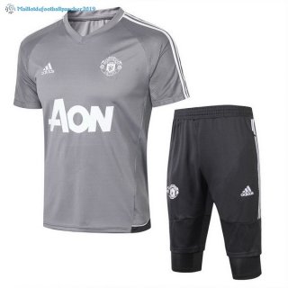 Maillot Entrainement Manchester United Ensemble Complet 2017 2018 Gris Maillot Entrainement Manchester United Ensemble Complet 2017 2018 Gris