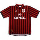 Maillot AC Milan Domicile Retro 1999 2000 Rouge