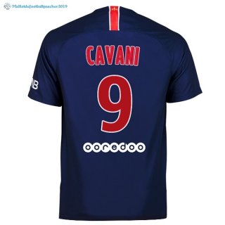 Maillot Paris Saint Germain Domicile Cavani 2018 2019 Bleu Maillot Paris Saint Germain Domicile Cavani 2018 2019 Bleu