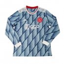 Thailande Maillot Ajax Exterieur ML 2020 2021 Bleu