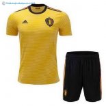 Maillot Belgique Exterieur Ensemble De Enfant 2018 Jaune