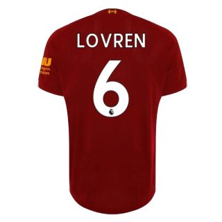 Maillot Liverpool NO.6 Lovren Domicile 2019 2020 Rouge