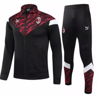 Survetement AC Milan 2021 2022 Noir Rouge