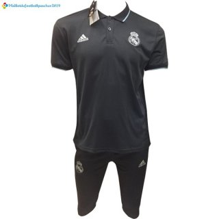 Polo Real Madrid Ensemble Complet 2017 2018 Noir