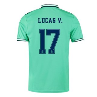 Maillot Real Madrid NO.17 Lucas V. Third 2019 2020 Vert