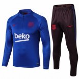 Survetement Enfant Barcelona 2019 2020 Bleu Rouge