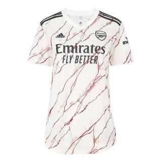 Maillot Arsenal Exterieur Femme 2020 2021 Blanc