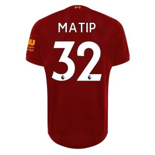 Maillot Liverpool NO.32 Matip Domicile 2019 2020 Rouge