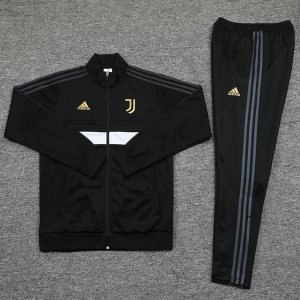 Survetement Juventus 2020 2021 Noir Blanc Gris