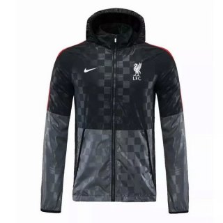 Coupe Vent Liverpool 2021 2022 Noir Gris Coupe Vent Liverpool 2021 2022 Noir Gris
