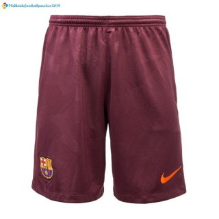 Pantalon Barcelona Third 2017 2018 Rouge