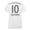 Maillot Bayern Munich NO.10 Coutinho Exterieur 2019 2020 Blanc