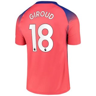Maillot Chelsea NO.18 Giroud Third 2020 2021 Orange Maillot Chelsea NO.18 Giroud Third 2020 2021 Orange