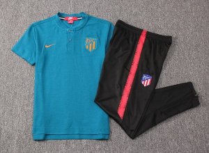 Polo Ensemble Complet Atlético de Madrid 2018 2019 Bleu Noir