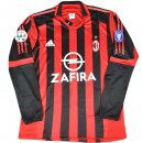 Maillot AC Milan Domicile ML Retro 2005/06 Rouge