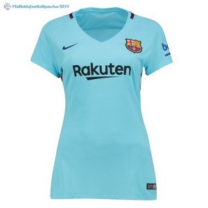 Maillot Barcelona Exterieur Femme 2017 2018 Bleu