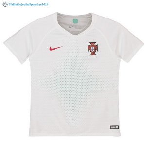 Maillot Portugal Exterieur Enfant 2018 Blanc