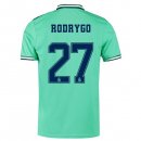 Maillot Real Madrid NO.27 Rodrygo Third 2019 2020 Vert