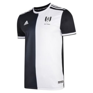Maillot Fulham 140th Noir Blanc Maillot Fulham 140th Noir Blanc