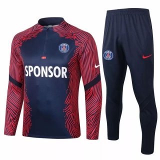 Survetement Paris Saint Germain 2020 2021 Rouge Bleu Marine