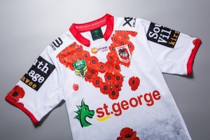 Maillot St.George Illawarra Dragons Edición Conmemorativa 2018 Blanc