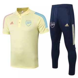 Polo Ensemble Complet Arsenal 2020 2021 Jaune Polo Ensemble Complet Arsenal 2020 2021 Jaune