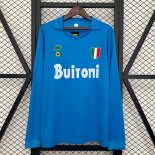 Thailande Maillot Naples Domicile ML Retro 1987-1988