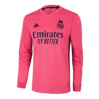 Thailande Maillot Real Madrid Exterieur ML 2020 2021 Rose