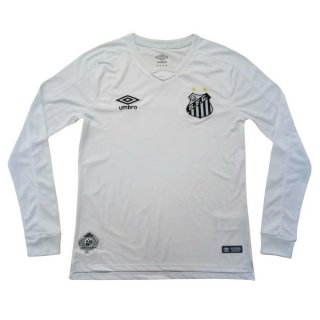 Maillot Santos Domicile ML 2019 2020 Blanc Maillot Santos Domicile ML 2019 2020 Blanc