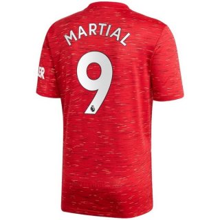 Maillot Manchester United NO.9 Martial Domicile 2020 2021 Rouge Maillot Manchester United NO.9 Martial Domicile 2020 2021 Rouge