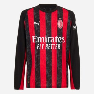 Thailande Maillot AC Milan Domicile ML 2025 2026
