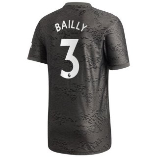 Maillot Manchester United NO.3 Bailly Exterieur 2020 2021 Noir Maillot Manchester United NO.3 Bailly Exterieur 2020 2021 Noir