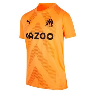 Thailande Maillot Marseille Domicile Gardien 2022-2023 Orange