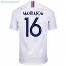 Maillot France Exterieur Mandanda 2018 Blanc