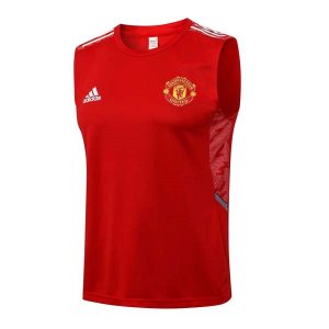 Maillot Manchester United Sans Manches 2022 Rouge Noir