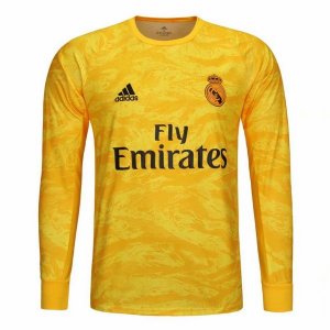 Maillot Real Madrid Domicile ML Gardien 2019 2020 Jaune