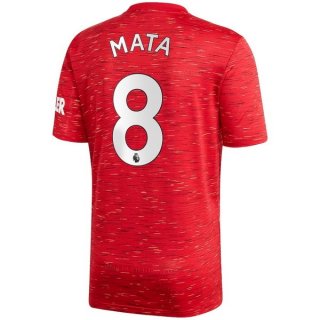 Maillot Manchester United NO.8 Mata Domicile 2020 2021 Rouge Maillot Manchester United NO.8 Mata Domicile 2020 2021 Rouge