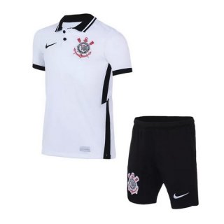 Maillot Corinthians Paulista Domicile Enfant 2020 2021 Blanc