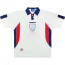 Maillot Angleterre Domicile Retro 1998 Blanc