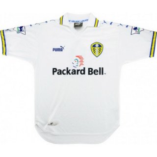 Thailande Maillot Leeds United Replica Domicile Retro 1999 2000 Blanc