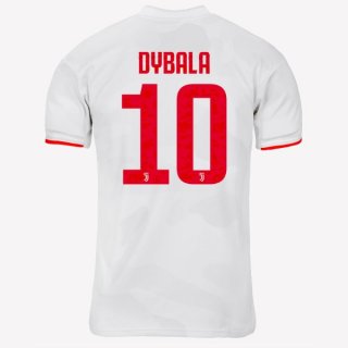 Maillot Juventus NO.10 Dybala Exterieur 2019 2020 Gris Blanc Maillot Juventus NO.10 Dybala Exterieur 2019 2020 Gris Blanc