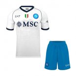 Maillot Naples Exterieur Enfant 2023 2024 Blanc