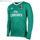 Maillot AC Milan Domicile ML Gardien 2017 2018 Vert