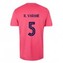 Maillot Real Madrid Exterieur NO.5 Varane 2020 2021 Rose