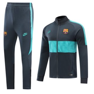 Survetement Barcelona 2019 2020 Gris Vert Survetement Barcelona 2019 2020 Gris Vert