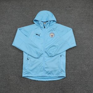 Coupe Vent Manchester City Ensemble Complet 2021 2022 Bleu Clair