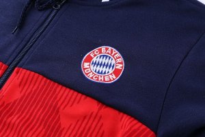 Survetement Bayern Munich 2018 2019 Bleu Marine Rouge