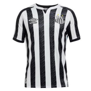 Thailande Maillot Santos Exterieur 2020 2021 Noir Blanc Thailande Maillot Santos Exterieur 2020 2021 Noir Blanc